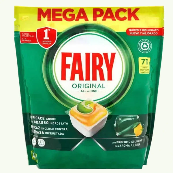 Fairy Капсули за съдомиялна Original All in One Lemon - 71 бр