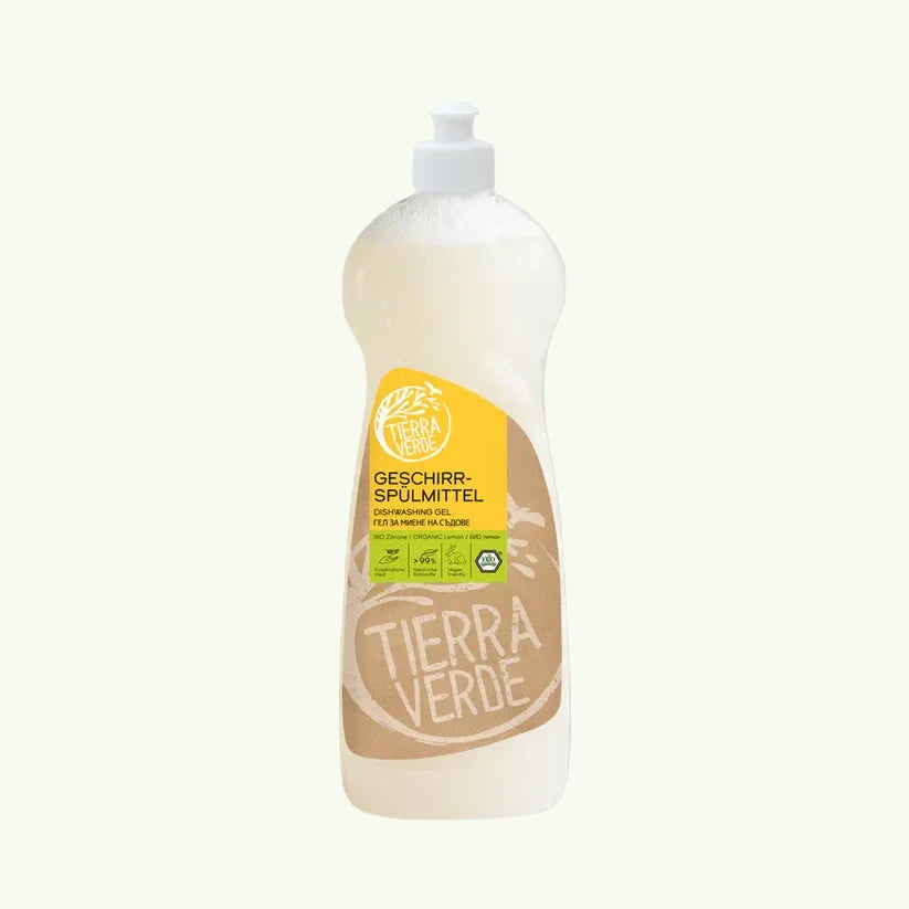 Tierra Verde ЕКО Гел за миене на съдове с лимон 1л