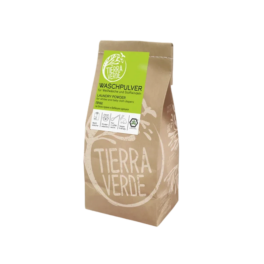 Tierra Verde ЕКО Прах за бяло пране и бебешки дрешки - 850 g
